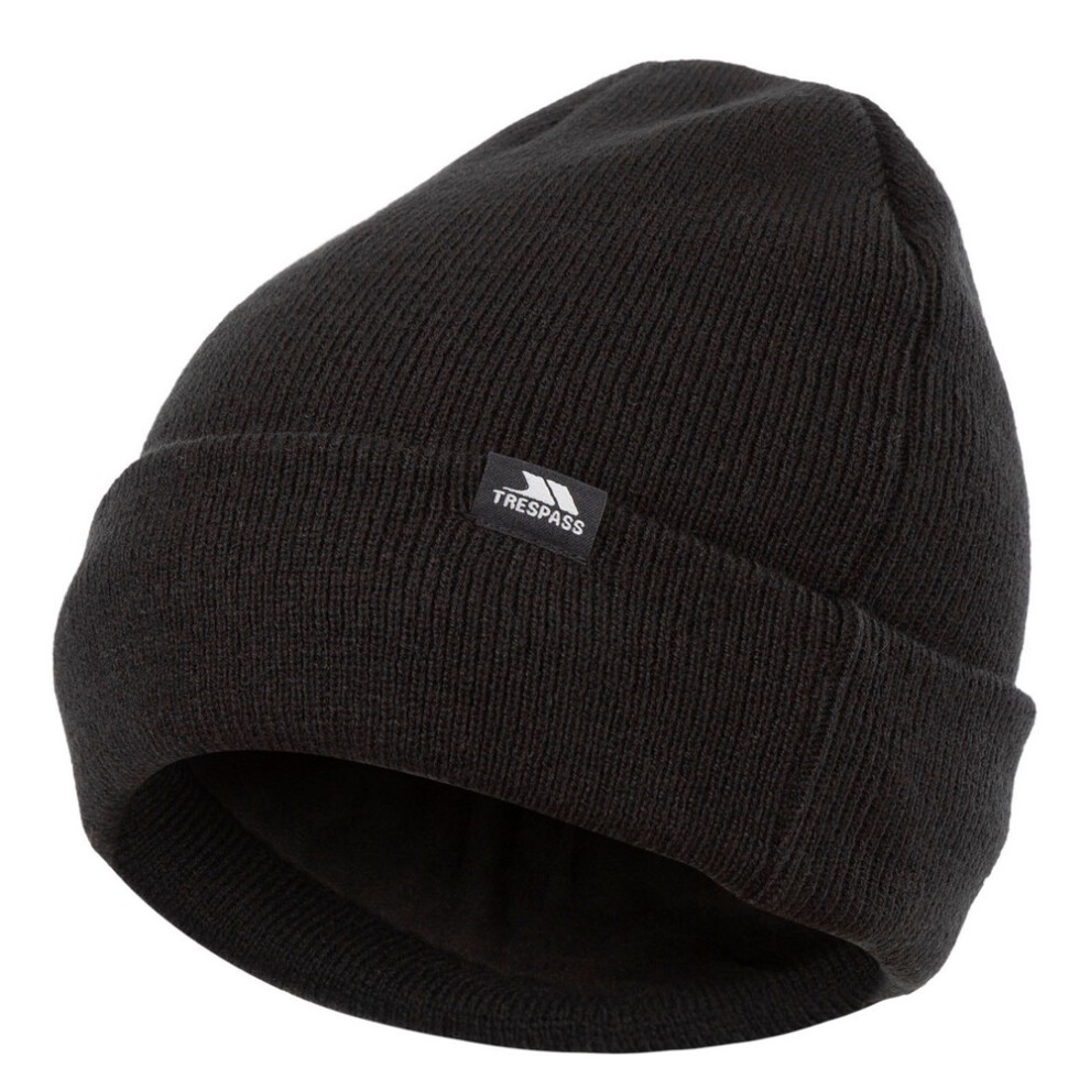 Trespass (One Size, Black) Unisex Adult Littlebrook Beanie