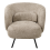 Beliani Armchair MAKELA Boucle Taupe 5