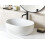 Beliani Countertop Basin OMOA 480 x 340 mm Ceramic White 4