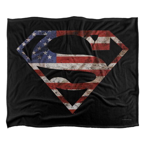Superman Superman Super Patriot Silky Supersoft Blanket