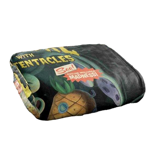 SpongeBob SquarePants SpongeBob SquarePants Creature With Six Tentacles Silky Supersoft Blanket 1