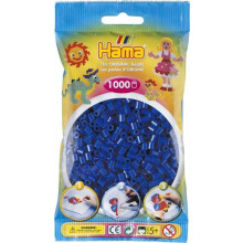Contas Hama - Saco de 1000 contas MIDI - Azul escuro