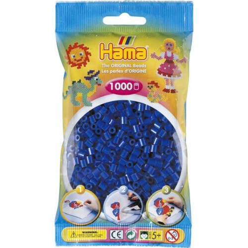 Hama Perle Hama - Sacchetto 1000 perle MIDI - Blu scuro