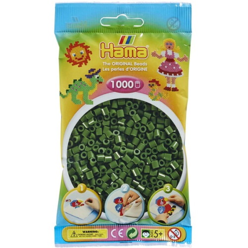 Hama Hama - 1 000 perle standard MIDI (Ø5 mm) Verde foresta