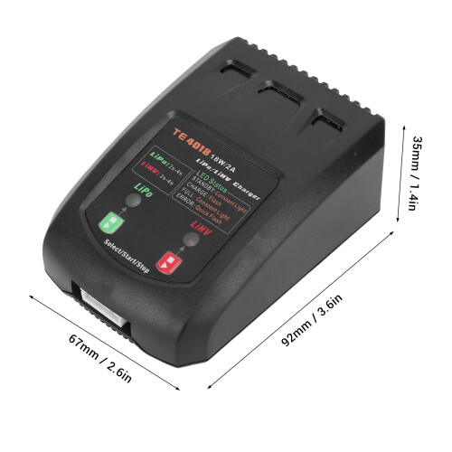 18W LiHV-Ladegerät 2S/3S/4S-Balancer EU-Stecker 1