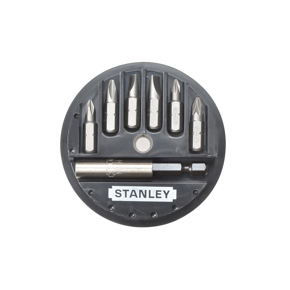 Stanley Hand Tools Slotted/Phillips/Pozidriv Insert Bit Set, 7 Piece 5063750512358
