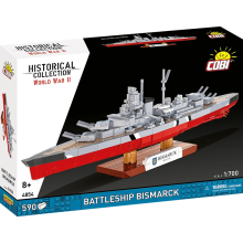 COBI 4854 Battleship Bismarck HC WWII 1:700 590pcs