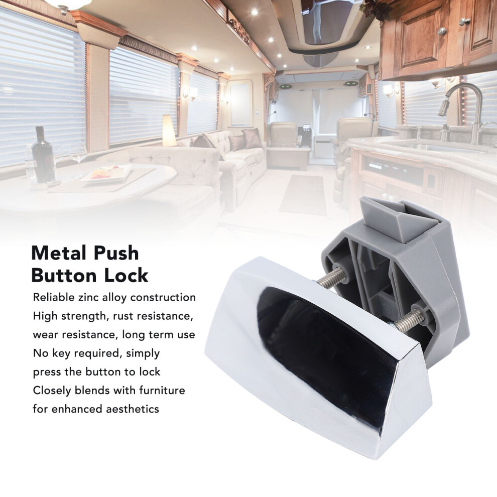 Modern Push Button Lock For Rv And Yacht Cabinets 7293282102507