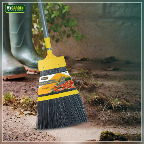 Garden Broom 137cm Extendable for Outdoor Sweeping 1