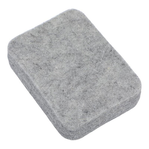 Almofada de Feltragem com Agulha, Almofada de Feltragem de Esponja Cinza, 4,65 X 3,35 Polegadas de Espessura e Tapete de Feltragem Firme, Tapete de