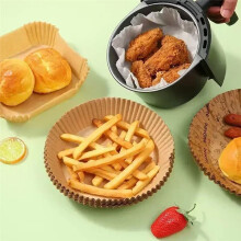 Air Fryer Special Paper Silicone Oil Paper Oil-Absorbing Paper Food-Specific Paper Gasket Household Paper Plates A
