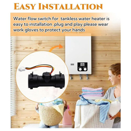 Water Flow Sensor RV Tankless-Water Heater with Installation Accessories 1