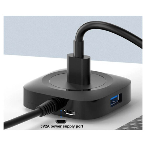 Splitter USB 4 In 1 HUB3.0 Hub One Drag Four Expansion U Disk Multi-Interface Extension Dock Splitter 2