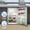 Igenix Freestanding Under Counter Fridge, Igenix IG155X 4