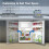 Igenix Freestanding Under Counter Fridge, Igenix IG155X 8