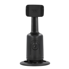 Supporto per telefono con inseguimento automatico del volto, treppiede con rotazione a 360, ricaricabile, 1200mAh