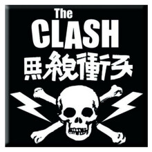 The Clash Skull And Crossbones Fridge Magnet