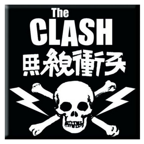 The Clash Skull And Crossbones Fridge Magnet