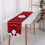 Chemin de table de Noël 180x33 cm polyester lavable 5