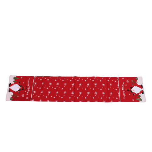 Chemin de table de Noël 180x33 cm polyester lavable 2