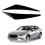 Car Front Headlight Eyebrow  Light Eyelid Eyebrow Resin Headlight Eyebrow for  3 2017-2019 6