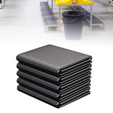 Bolsa de basura negra grande 70x80 cm PE 100 piezas