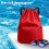 Sac à dos à cordon rouge M - grande capacité 3