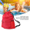 Sac à dos à cordon rouge M - grande capacité 6