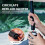 Portable Black Camping Gas Torch Refillable Flame 45min 7