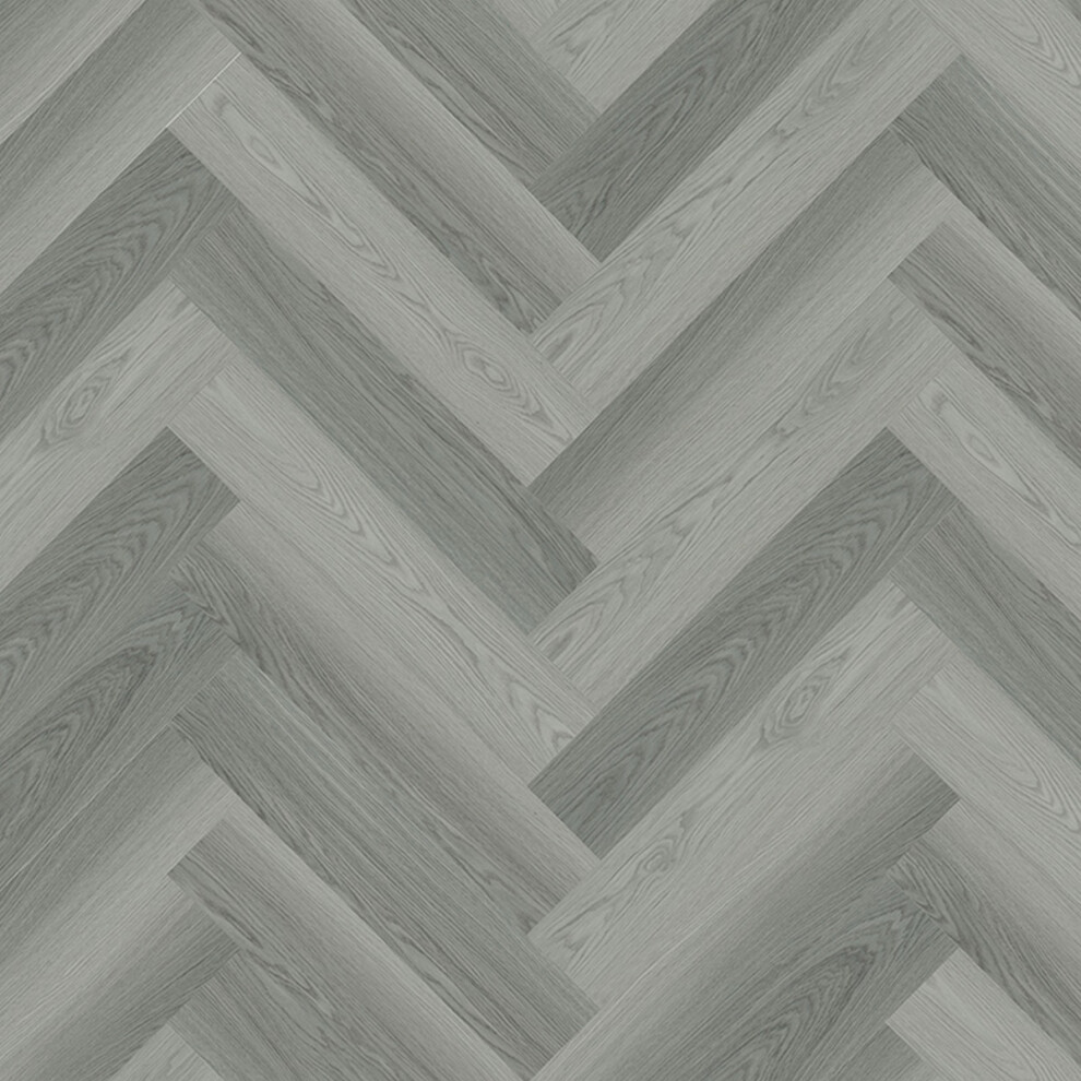 (3.764Mâ² / Pack, Grey) Glue-Down Luxury Vinyl Tile Herringbone 2.5Mm 9506644656166