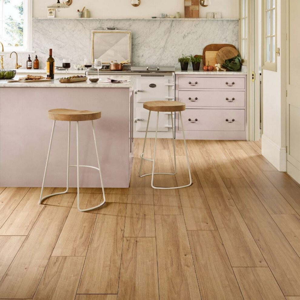 (2.166 Mâ² / Pack, Brown 30 Brushed And Lacquered Brown) Chene14mm Engineered Wood Flooring 9501256656641