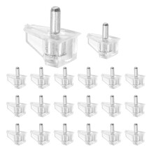 20 StüCk 3 Mm Regal Stifte Durchsichtige Halterungen Schrank Regal Klammern Clips Regal Halterung Halterungen für KüChen MöBel