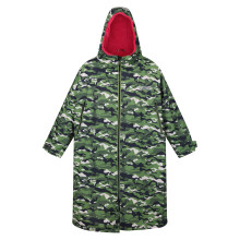 (XS-S, Cactus Green) Regatta Unisex Adult Camouflage Oversized Changing Robe