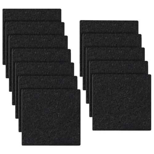 12pcs Replacements Trash Can Odor Absorbing Filter Refills for Garbage Cans, Activated Charcoal Deodorizer