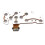 1PCS New for  Coolpix S3600 Keypad Key Button Flex Cable Board Digital Camera Repair Part 1