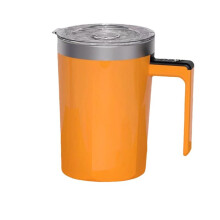 400ML Mixing Cup LED Temperature Display Coffee Cup Stainless Steel Magnetic Rotating Stirring Coffee Self Stirring Mug