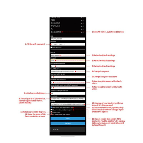 NMiner NerdMiner Harshrate Atualizado 987KH/S 2,8 Polegadas  Display Bitcoin Crypto Solo Lottery Miner NerdMiner 1