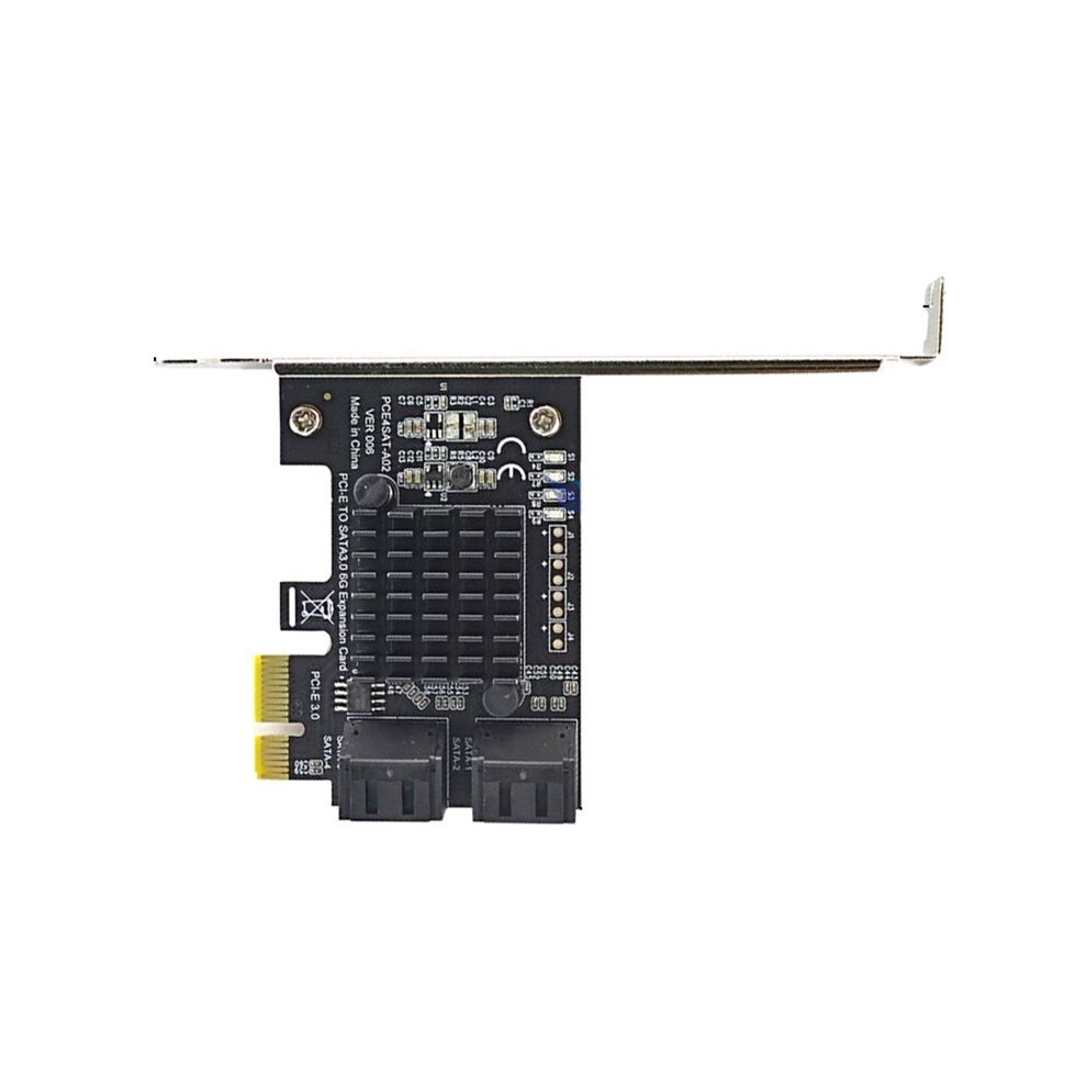 Asm1064 Chip Hard Disk Drive Ssd Adapter Card 4 Port Iii Pcie Expansion Card 6Gbps To Pci-E 1X Controller Light 4711640977879