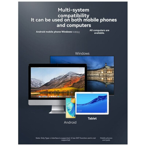 Compartimento para Disco Rígido Externo de 5 GB/S de 2,5 Polegadas com USB 3.1 para PC e Laptop com Suporte para Até 6 TB, Compatível com SSD/HDD 2