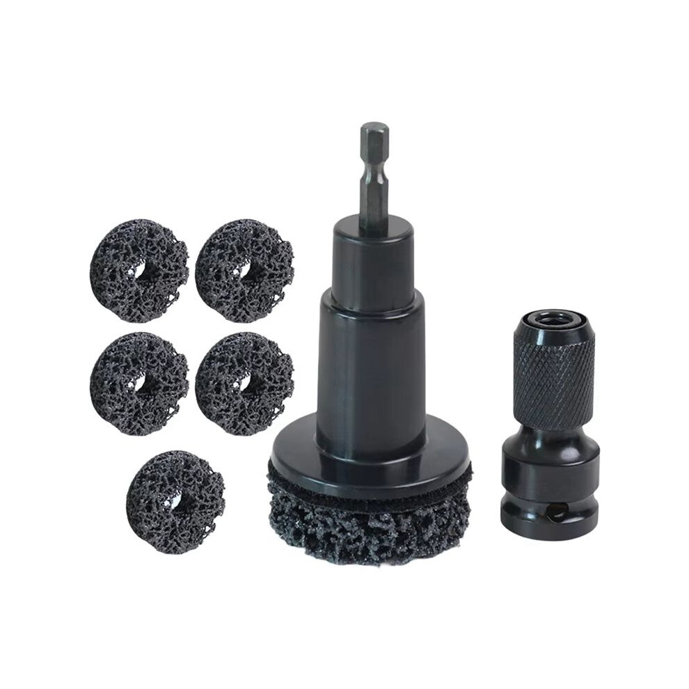 Wheel Hub Axle Brake Disc Grinding Rust Removal Maintenance Tool Polishing Pad For Car Wheel Stud Burnishing A 6034227939908