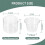 Vaso Autoirrigável de 4 Polegadas, Vaso para Violeta Africana, Vaso de Vidro com Fundo Irrigável para Plantas de Interior e Propagação 3