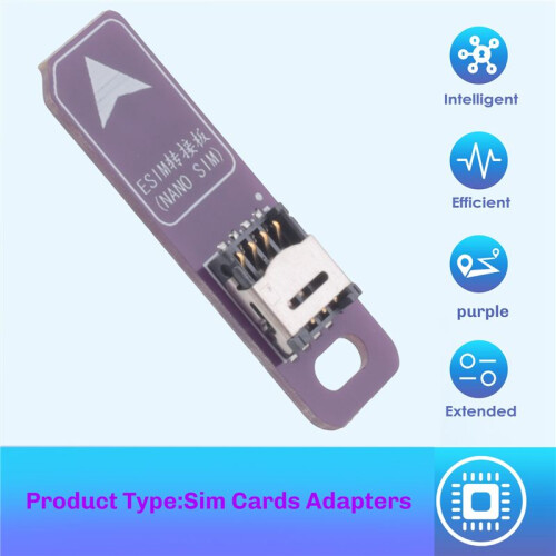 TPC ESIM to  SIM ESIM Card Adapter Conversion Board ESIM Lab Test Solderless Cable for 5x6mm Chips 1