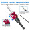 Countersink Drill Bit Set with Adjustable Depth Stop, 1/4" Hex Shank Quick Change Drilling Tool Kit,for Wood,Plywood 2