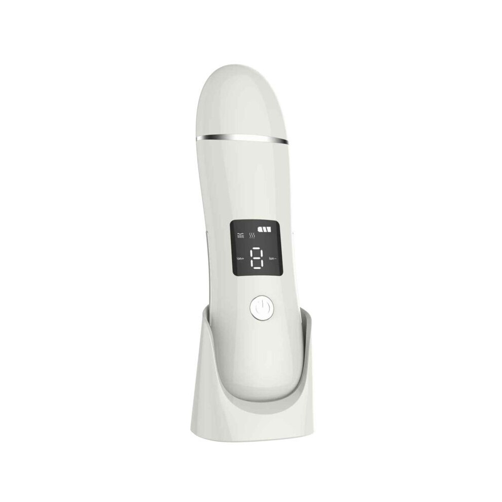 Chronus White Face Scrubber Skin Spatula - Blackhead Remover With 4 Modes, Pore Extractor Face Spatula Deep(White)