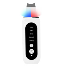Facial Skin Scrubber - Face Cleansing Spatula, Blackhead Remover, Facial Pore Extractor - Portable(White)