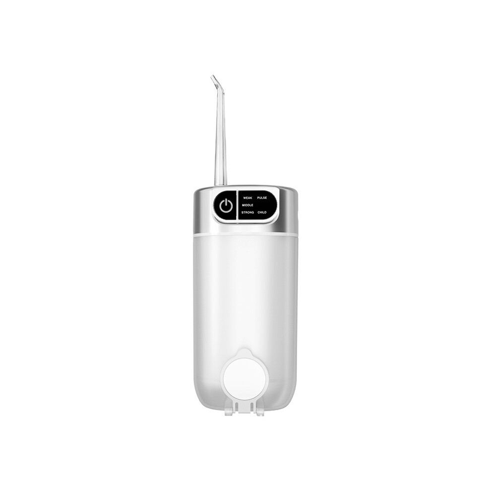 Chronus White Water Dental Flosser For Teeth,Cordless Portable Oral Irrigator With 300Ml Telescopic Water Tank(White)