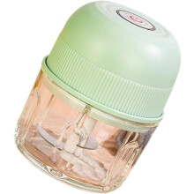 Electric Garlic Masher USB Meat Grinder Garlic Masher Machine Crushed Vegetable Crusher Powerful Kitchenware(Green)