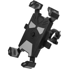 Motorcycle Phone Mount Bicycle Phone Holder 4.5-7.2 Inch Mobile Phone Stand Shockproof Motorcycle(Black)