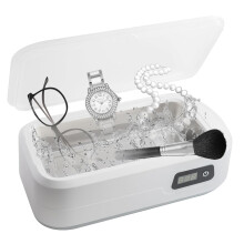 Ultrasonic Cleaning Device - Jewelry Cleaner, Household Washer | 360 Degree Multi-Mode Cleaner(White)