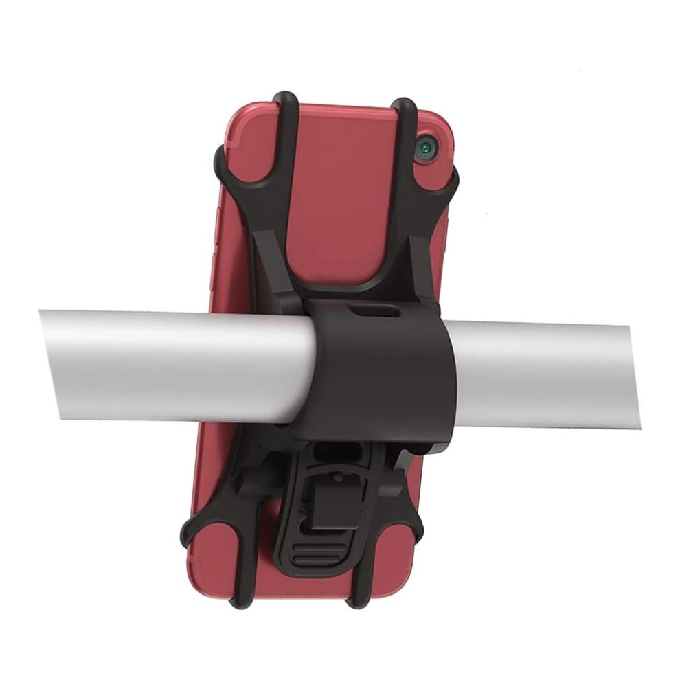 Bike Phone Holder, Motorcycle Mount - Motorcycle Phone Holder, Handlebar Cell Phone Clamp, Scooter(Black) Black 6976918088925